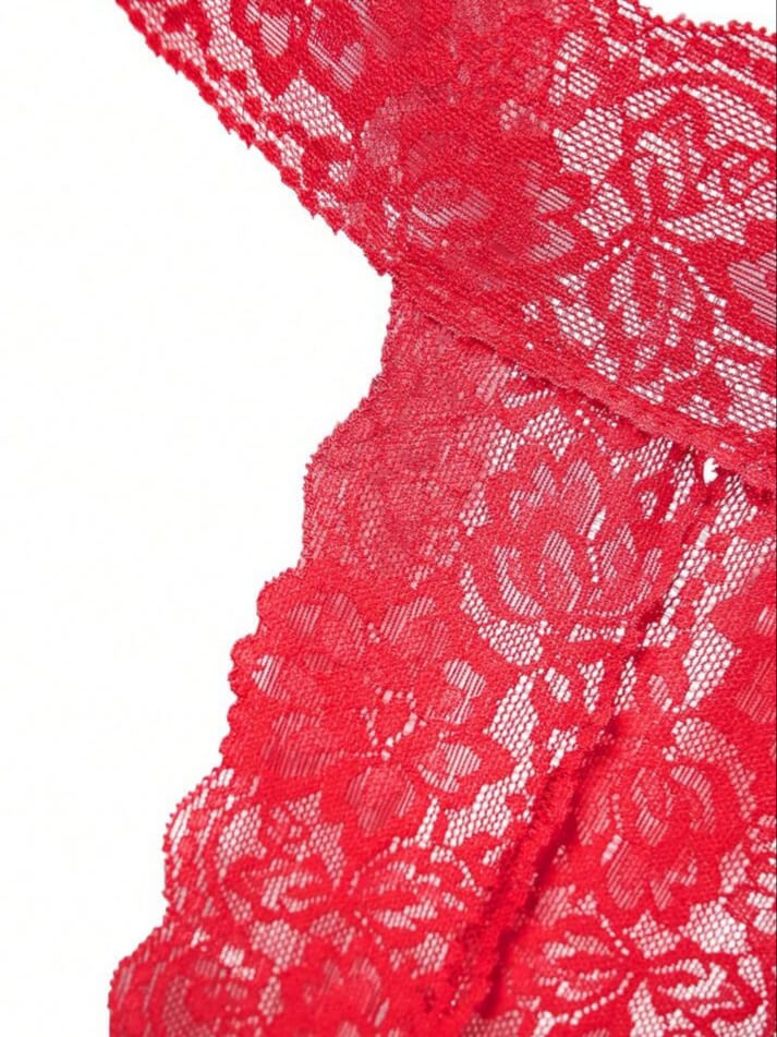 Men's Lace Bow Decor Sexy Briefs Underwear